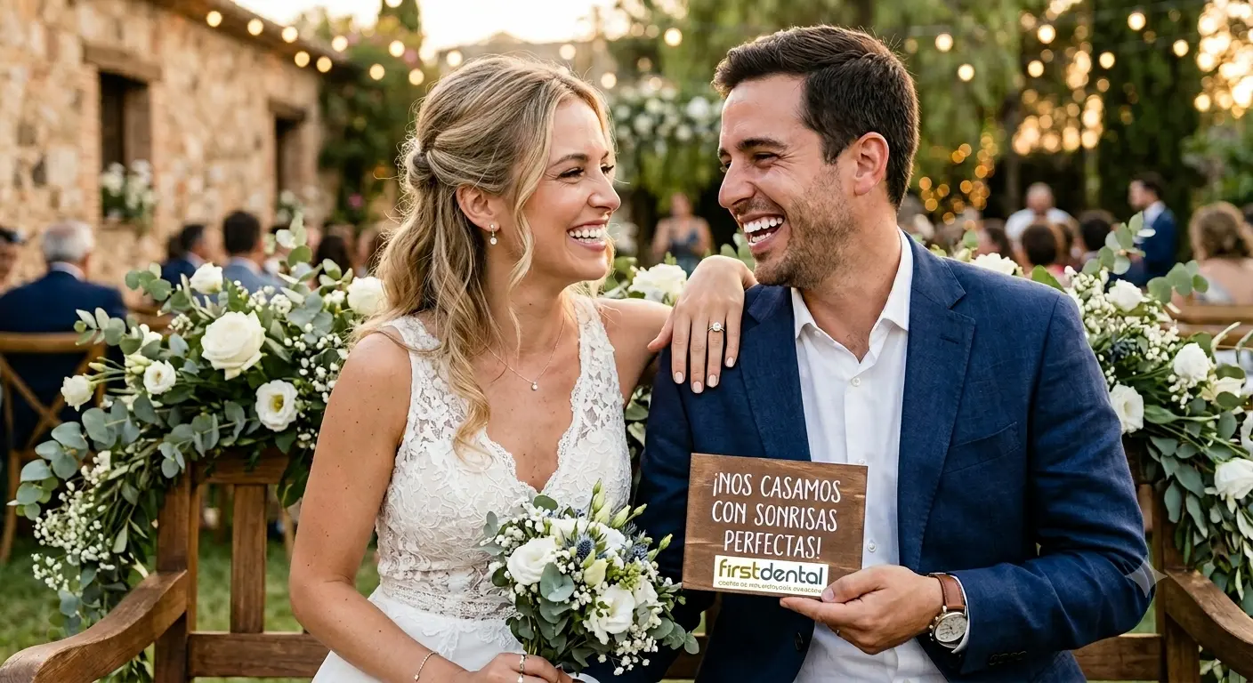 Blanqueamiento dental antes de la boda